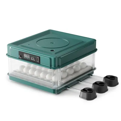 Fudajo Couveuse de poussins – 80 W – pour 48 œufs – Système humidification,