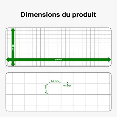 Wiltec Fil de fer pour volière - grillage hexagonal acier galvanisé, fil de
