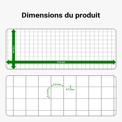 Wiltec Fil de fer pour volière - grillage hexagonal acier galvanisé, fil de