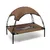 Wiltec Transat pour chiens et chats avec Toit – couleur Marron – M / 76 x 6 Wiltec Transat pour chiens et chats avec Toit – couleur Marron – M / 76 x 6