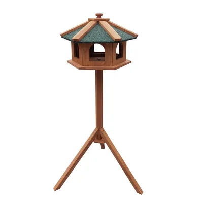 Toboli Mangeoire sur pied – 115 cm – en Bois de sapin – avec Fenêtres – Abr