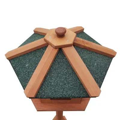 Toboli Mangeoire sur pied – 115 cm – en Bois de sapin – avec Fenêtres – Abr