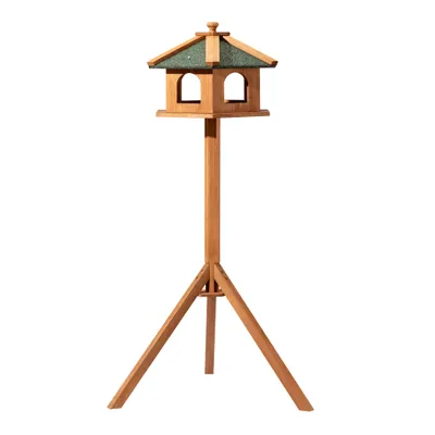Toboli Mangeoire sur pied – 115 cm – en Bois de sapin – avec Fenêtres – Abr