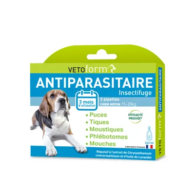 Antiparasitaire chien moyen