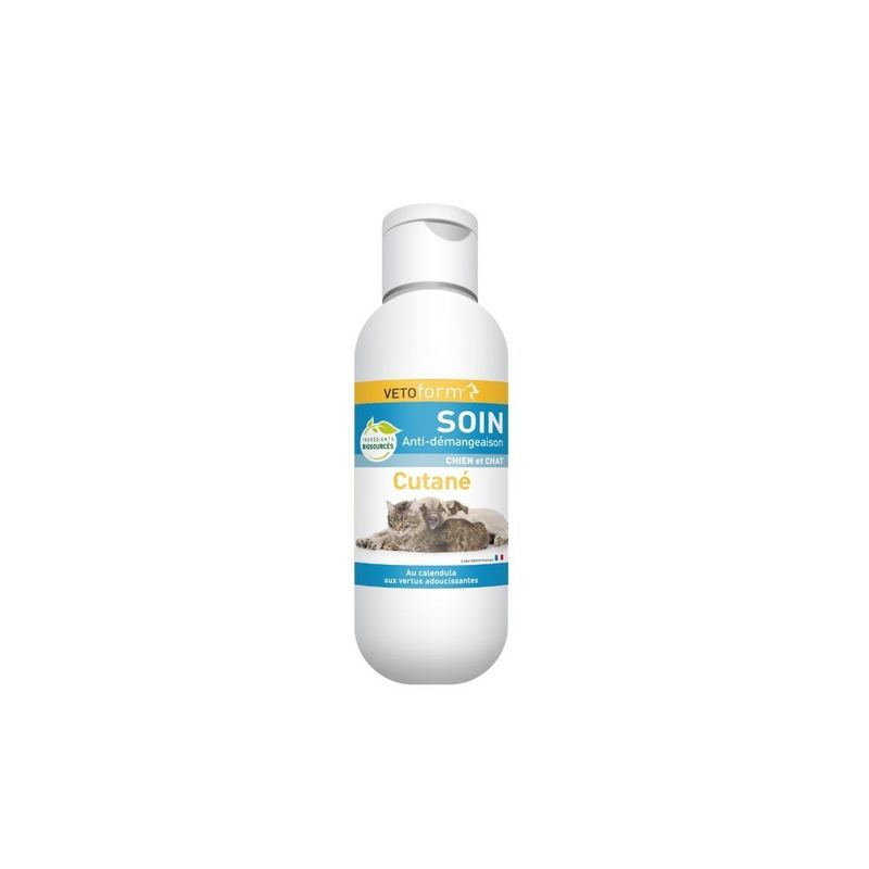 Lait anti-démangeaison chien et chat