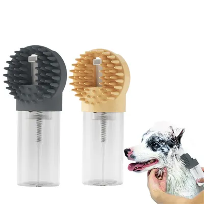 IntiMeg Brosse de nettoyage en silicone pour chiens et chats