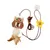 IntiMeg Jouet en plumes rétractable pour chat IntiMeg Jouet en plumes rétractable pour chat