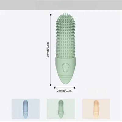 IntiMeg Doigtte brosse à dents pour chien et chat