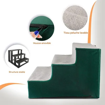 IntiMeg Escalier pour chien à 3 marches