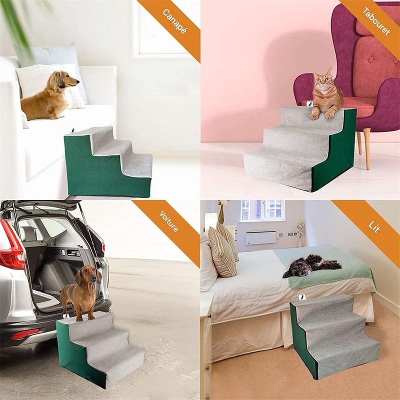 IntiMeg Escalier pour chien à 3 marches