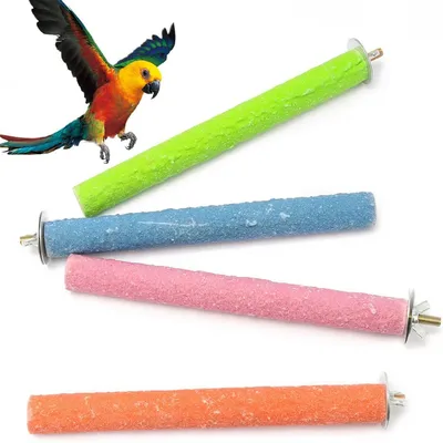 IntiMeg Perchoirs en pierres minérales pour oiseaux IntiMeg Perchoirs en pierres minérales pour oiseaux