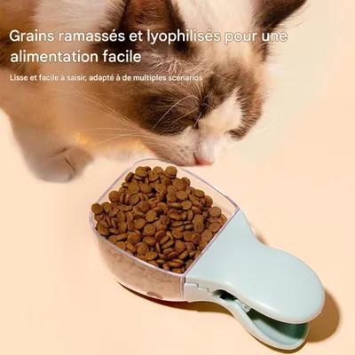 IntiMeg Cuillère à nourriture pour chien 2 en 1