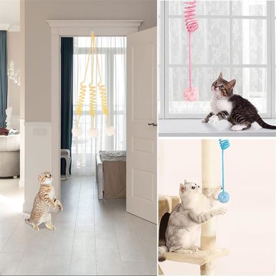 IntiMeg Balles de jouet en peluche pour chat