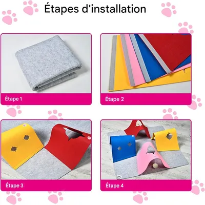 IntiMeg Jouet en feutre pour chat