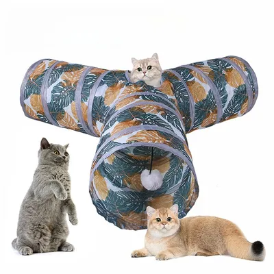 IntiMeg Tunnel pour chat imprimé IntiMeg Tunnel pour chat imprimé