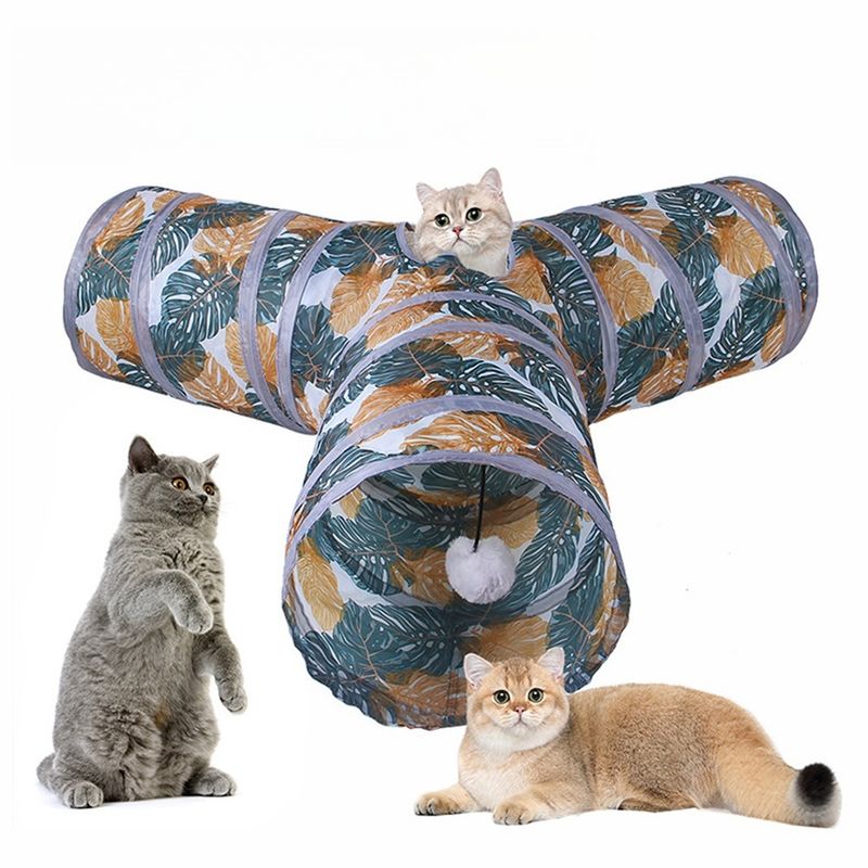 IntiMeg Tunnel pour chat imprimé