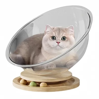 FurryFusion Lit pour chat capsule spatiale FurryFusion Lit pour chat capsule spatiale