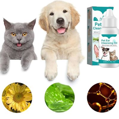 FurryFusion Ohrenreiniger für Hunde und Katzen
