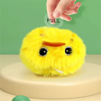 FurryFusion Balle sonore en peluche pour chats