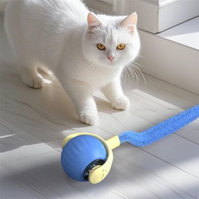 FurryFusion Jouet à bille roulante pour chat