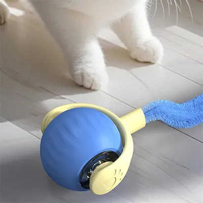 FurryFusion Jouet à bille roulante pour chat
