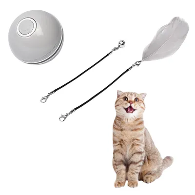 FurryFusion Jouet pour chat laser rotatif badminton FurryFusion Jouet pour chat laser rotatif badminton