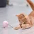 FurryFusion Jouet pour chat laser rotatif badminton