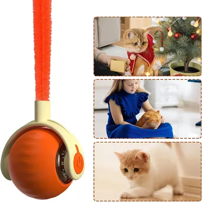 FurryFusion Jouet à bille roulante pour chat