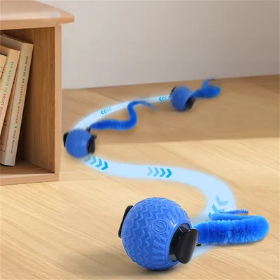 FurryFusion Balle électrique pour chat, tous sols