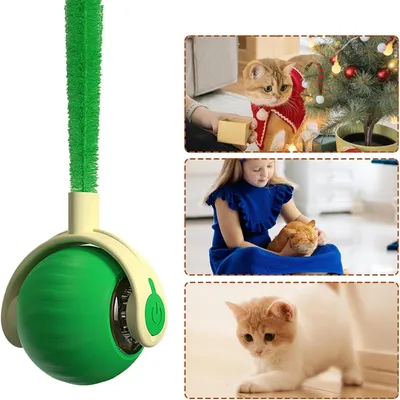 FurryFusion Jouet à bille roulante pour chat