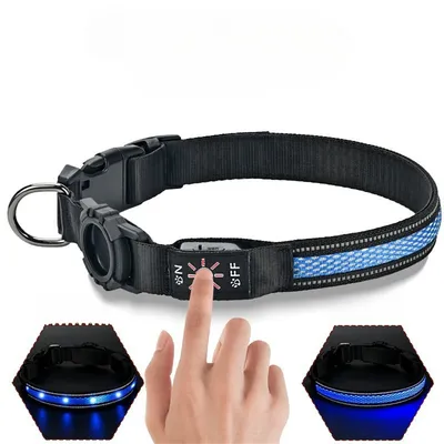 FurryFusion Collier pour chien avec lumineux