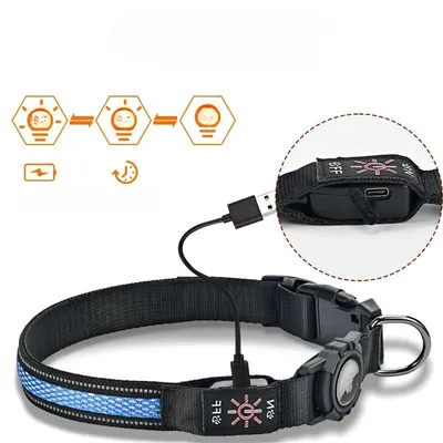 FurryFusion Collier pour chien avec lumineux