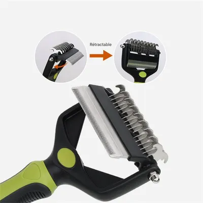 FurryFusion Brosse de toilettage pour animaux de compagnie