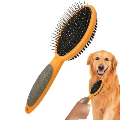 FurryFusion Brosse de toilettage pour chien double face