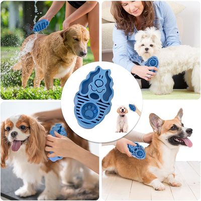 FurryFusion Brosse de bain pour chien et chat poil court