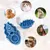 FurryFusion Brosse de bain pour chien et chat poil court