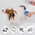 FurryFusion Brosse de bain pour chien et chat poil court