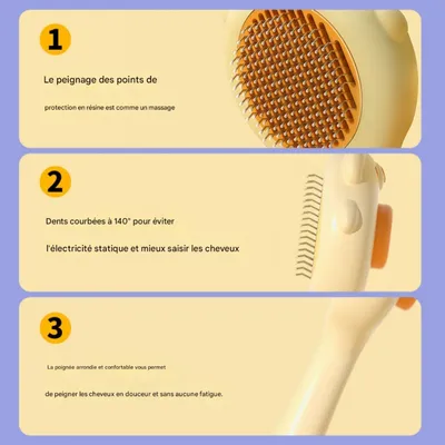 FurryFusion Brosse de toilettage pour chat