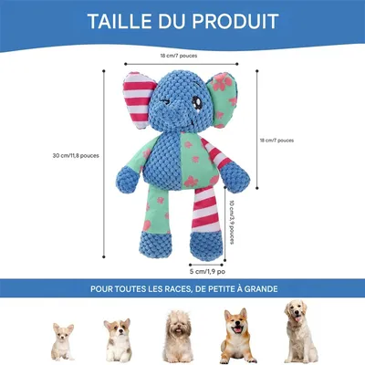 FurryFusion Jouet peluche pour chiens