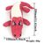 FurryFusion Jouet en peluche crocodile pour chien