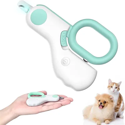 FurryFusion Coupe-ongles pour chiens et chats avec lumières LED