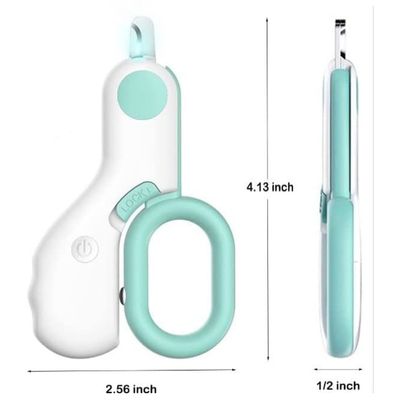 FurryFusion Coupe-ongles pour chiens et chats avec lumières LED