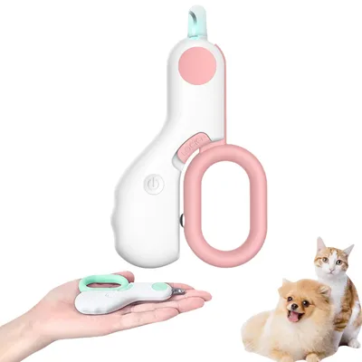 FurryFusion Coupe-ongles pour chiens et chats avec lumières LED