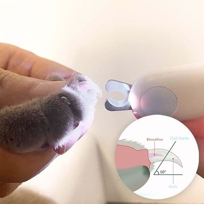 FurryFusion Coupe-ongles pour chiens et chats avec lumières LED