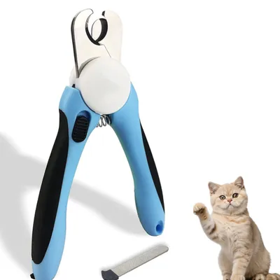 FurryFusion Coupe-ongles pour chats et chiens avec lime FurryFusion Coupe-ongles pour chats et chiens avec lime
