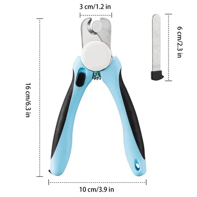 FurryFusion Coupe-ongles pour chats et chiens avec lime FurryFusion Coupe-ongles pour chats et chiens avec lime