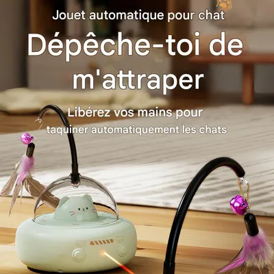 FurryFusion Jouet de voiture pour chat automatique