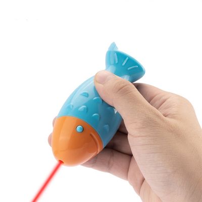 FurryFusion Jouet interactif pour chat - Poisson laser électronique