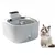 FurryFusion - Dispenseur d'eau intelligent sans fil pour animaux 3,2 L