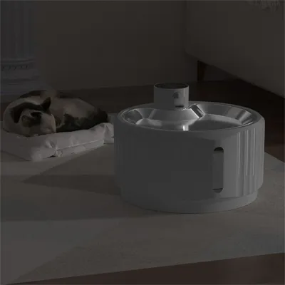 FurryFusion Fuente de agua inalámbrica para gatos de 2,8 L